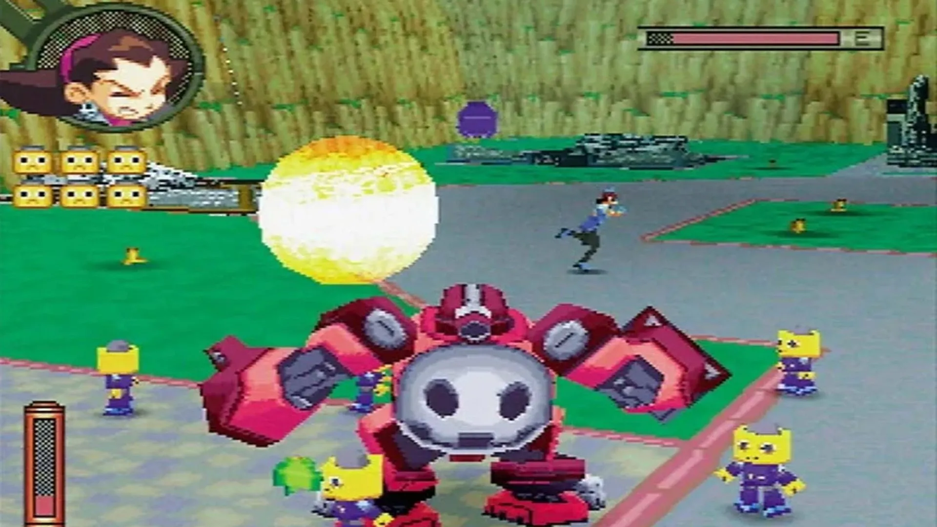 Ảnh chụp màn hình gameplay của The Misadventures of Tron Bonne trên PS1
