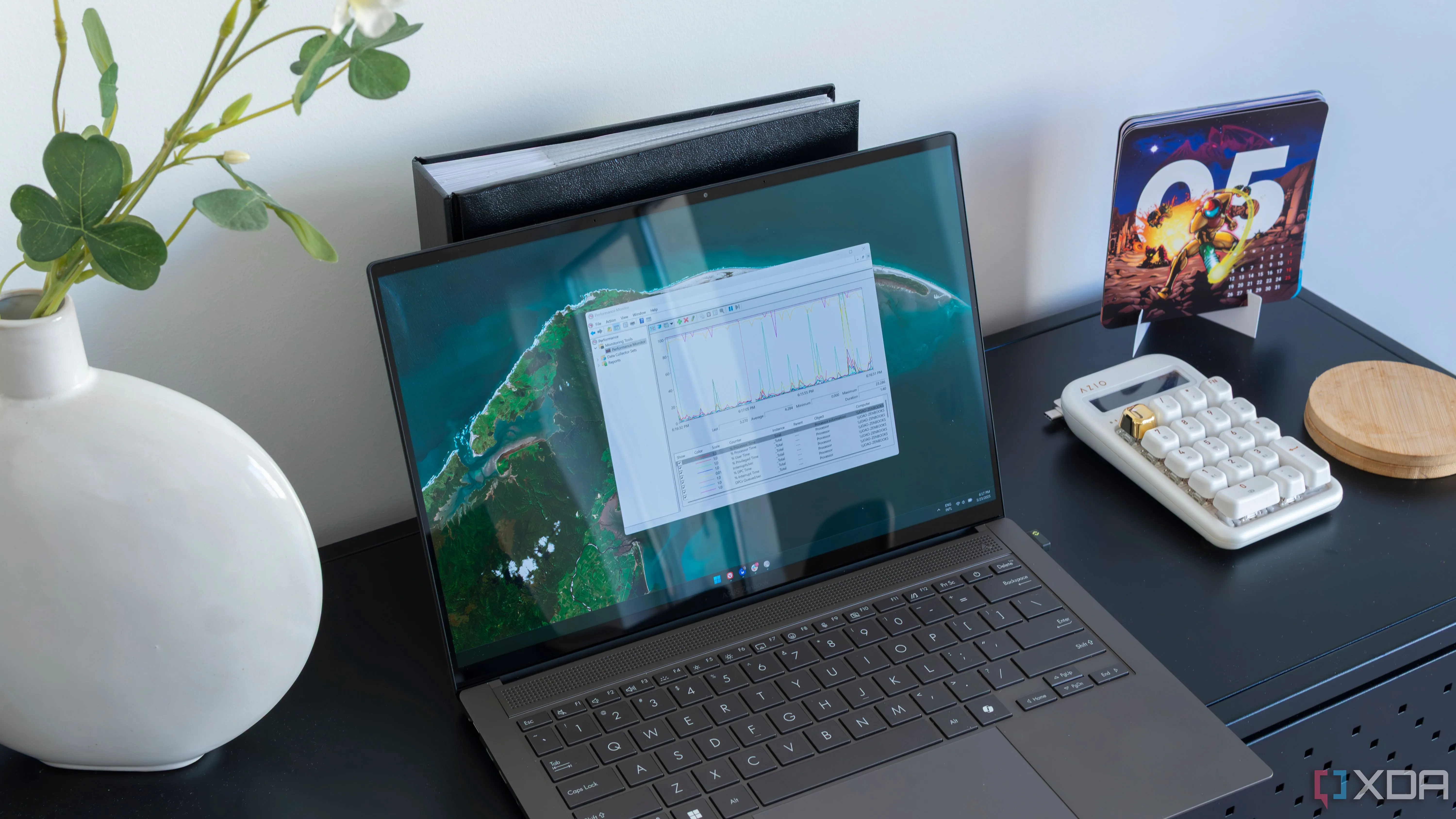 Giao diện công cụ Performance Monitor trên hệ điều hành Windows 11