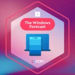 Hình ảnh minh họa chuyên mục 'The Windows Forecast' về cập nhật Windows và ứng dụng Phone Link