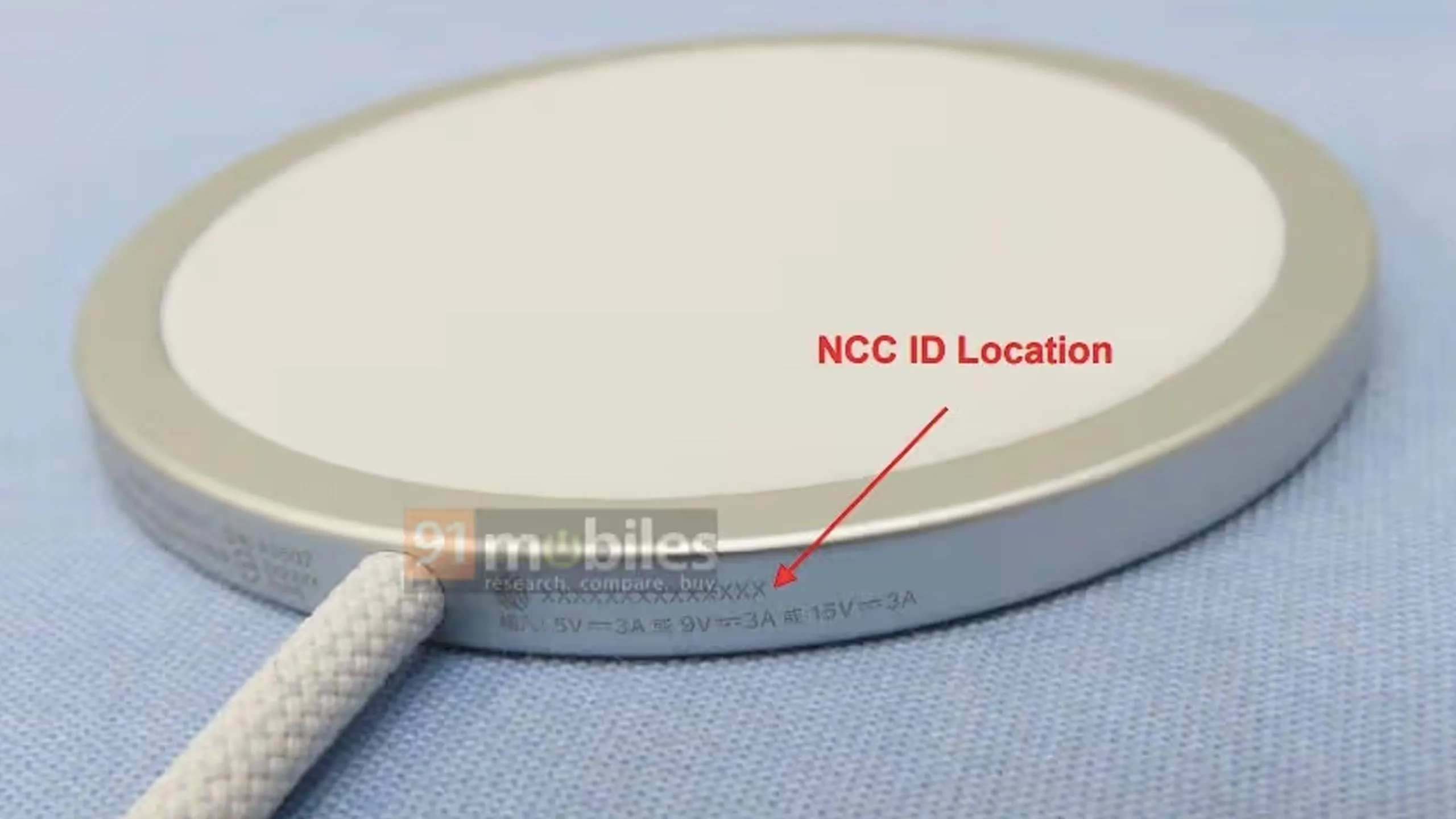 Hình ảnh rò rỉ bộ sạc MagSafe mới của Apple từ chứng nhận NCC