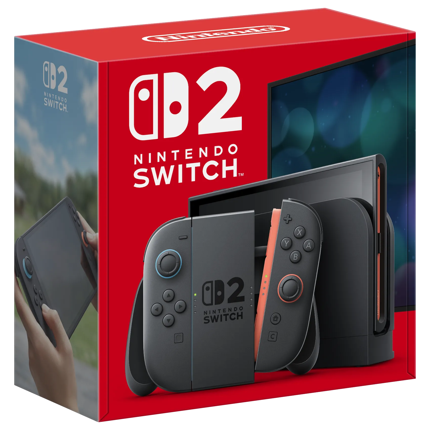 Hộp sản phẩm Nintendo Switch 2 (hình minh họa), biểu tượng cho thế hệ máy chơi game mới của Nintendo
