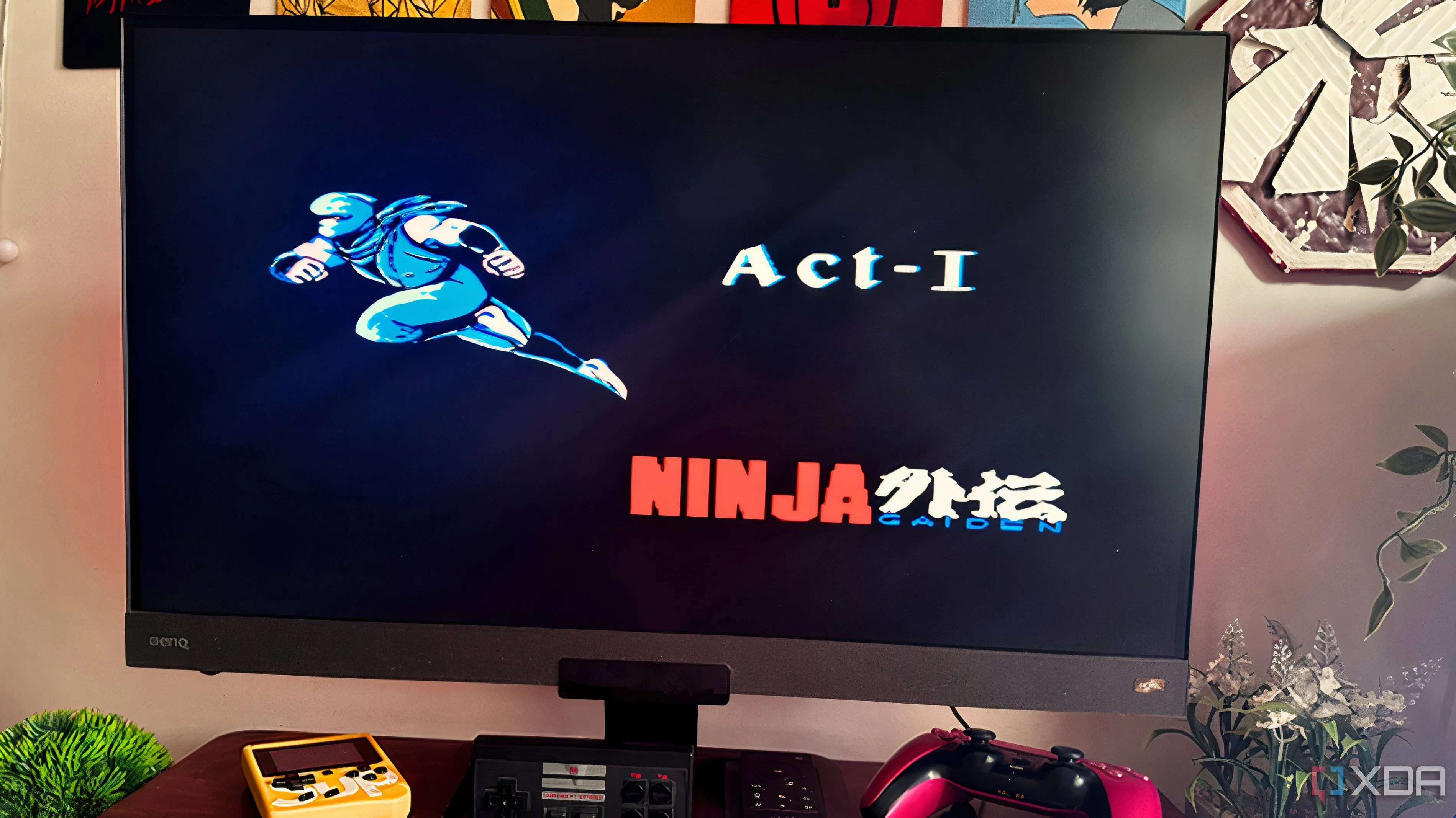 Một màn hình hiển thị game platformer cổ điển Ninja Gaiden 1988, minh họa thể loại game đòi hỏi kỹ năng