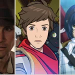 Tập hợp hình ảnh các trò chơi nổi bật trên Xbox Game Pass như Indiana Jones, Hi-Fi Rush, Metaphor: ReFantazio, có thể chơi trên ROG Xbox Ally cầm tay.