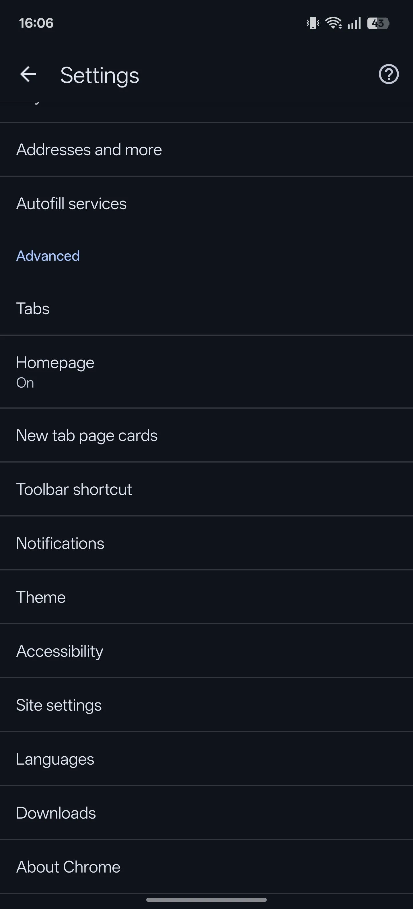 Cài đặt &quot;Toolbar shortcut&quot; trong Chrome Android