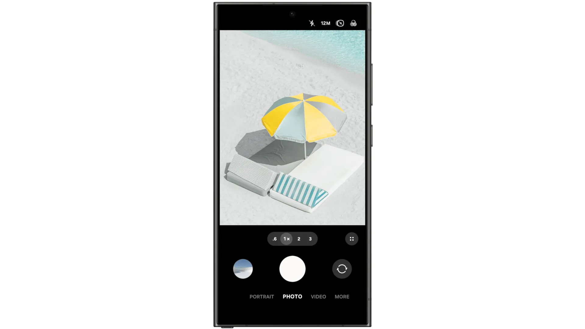 Ảnh động giao diện ứng dụng Camera One UI 7 đã được cải tiến