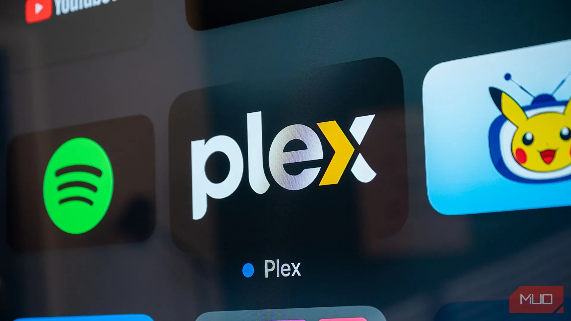 Biểu tượng ứng dụng Plex trên thiết bị Apple TV.