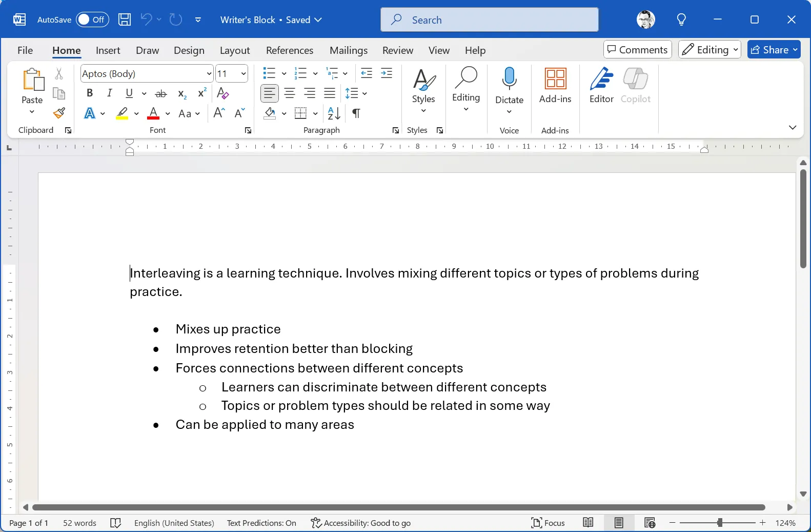 Các tùy chọn dấu đầu dòng trong Thư viện Dấu đầu dòng của Microsoft Word.