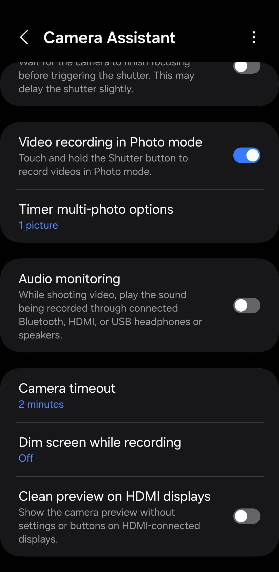 Cài đặt module Camera Assistant trên điện thoại Samsung Galaxy