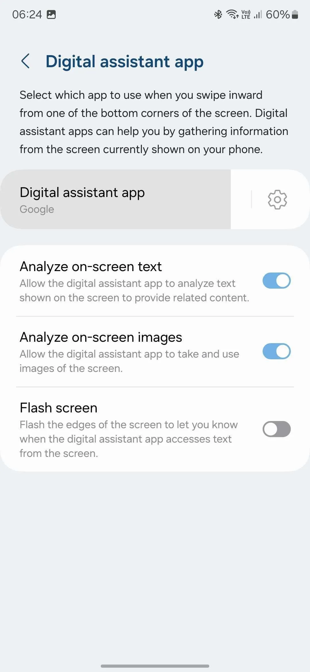 Chọn ChatGPT làm ứng dụng trợ lý kỹ thuật số mặc định trong cài đặt điện thoại Android.