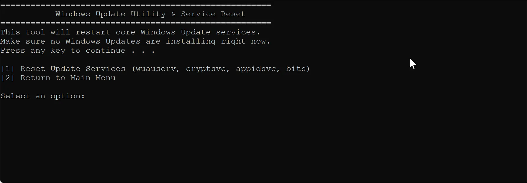 Công cụ sửa lỗi cập nhật Windows Maintenance Tool