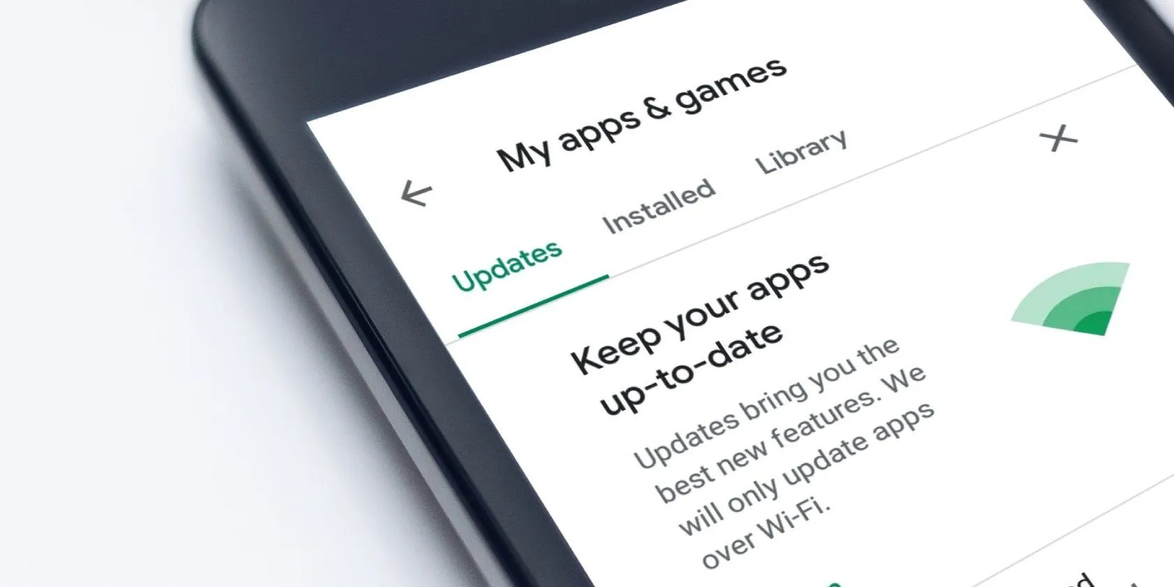 Danh sách ứng dụng và cập nhật phần mềm có sẵn trên Google Play Store để tăng cường bảo mật và hiệu suất