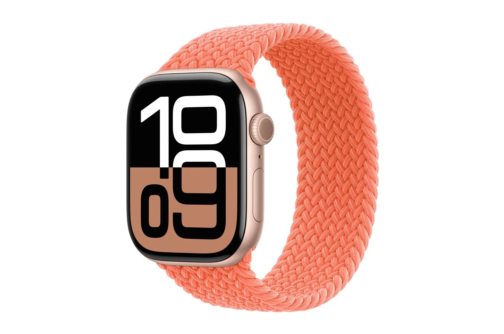 Dây đeo Apple Watch Braided Solo Loop màu Tangerine (cam)