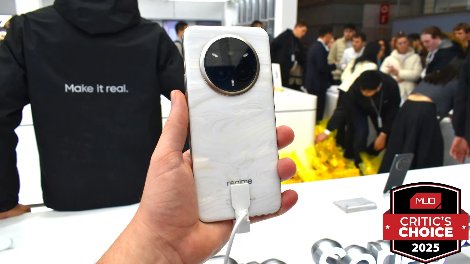 Điện thoại Realme 14 Pro+ 5G tại MWC 2025, nhận giải thưởng