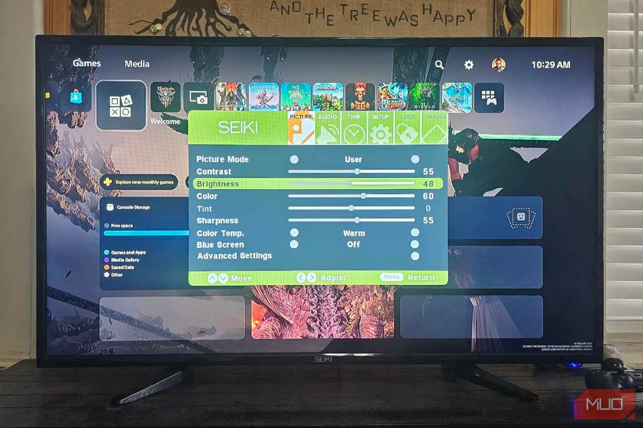 Điều chỉnh cài đặt độ sáng trên TV thông minh để tối ưu trải nghiệm xem phim tại gia