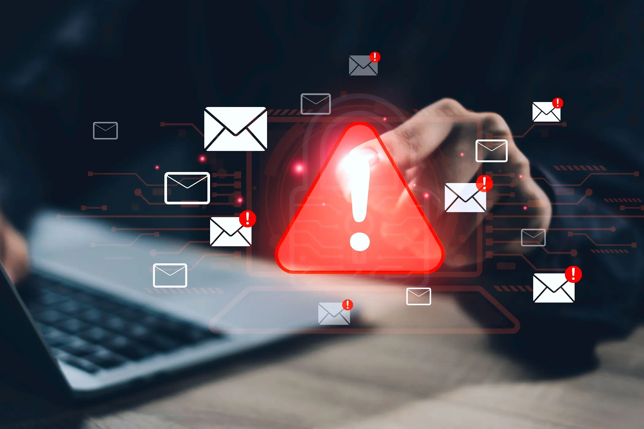 Email lừa đảo (phishing) với các dấu hiệu cảnh báo, cho thấy nguy cơ tài khoản bị hack khi không bật xác thực đa yếu tố