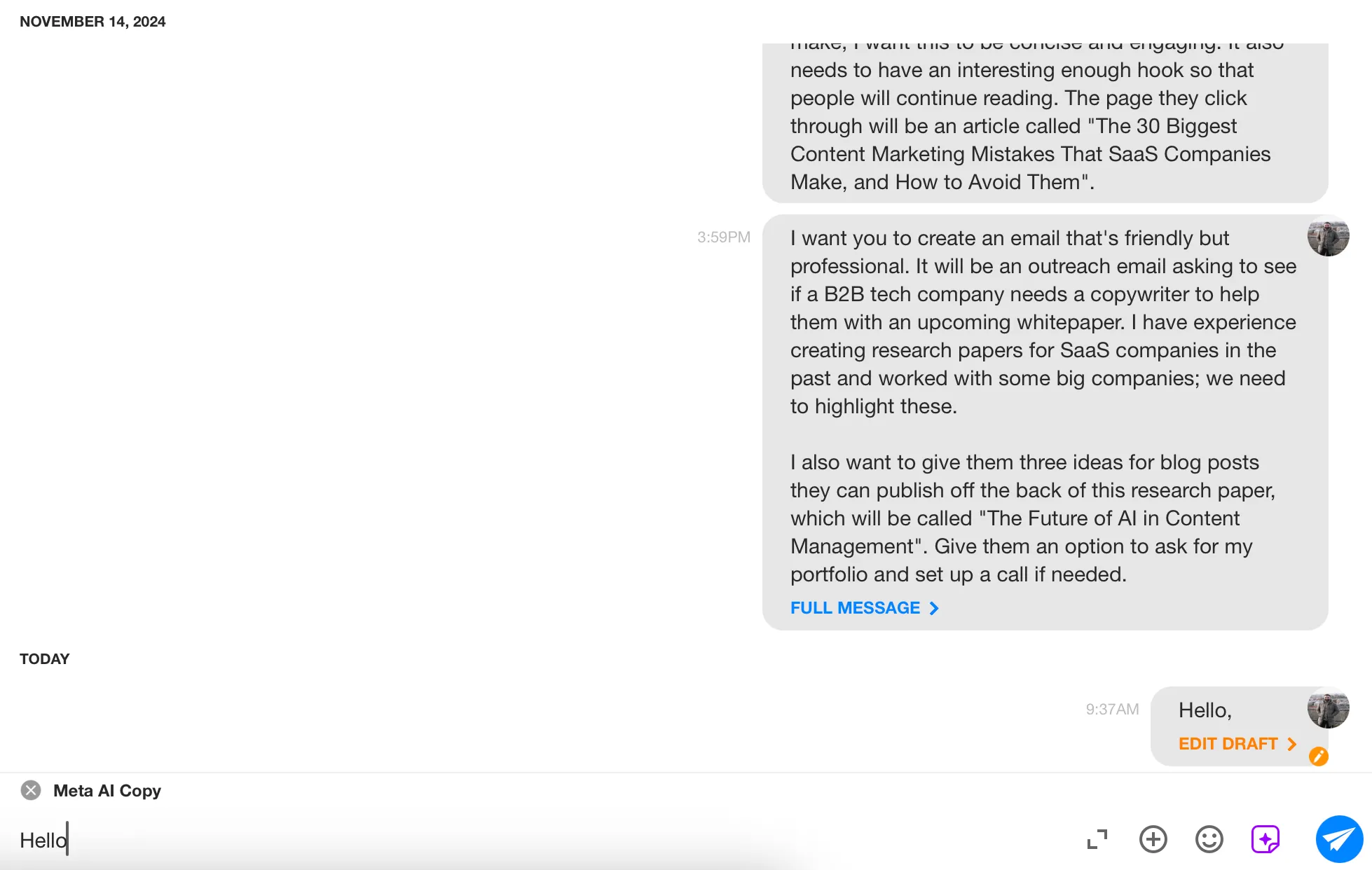 Giao diện email dạng trò chuyện trong ứng dụng Spike giúp tương tác dễ dàng