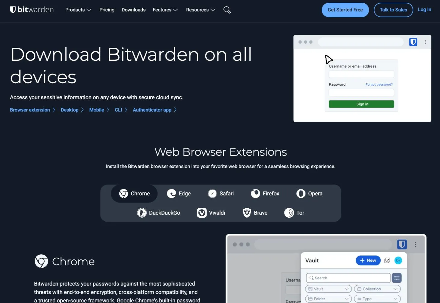 Hỗ trợ đa nền tảng của Bitwarden Password Manager