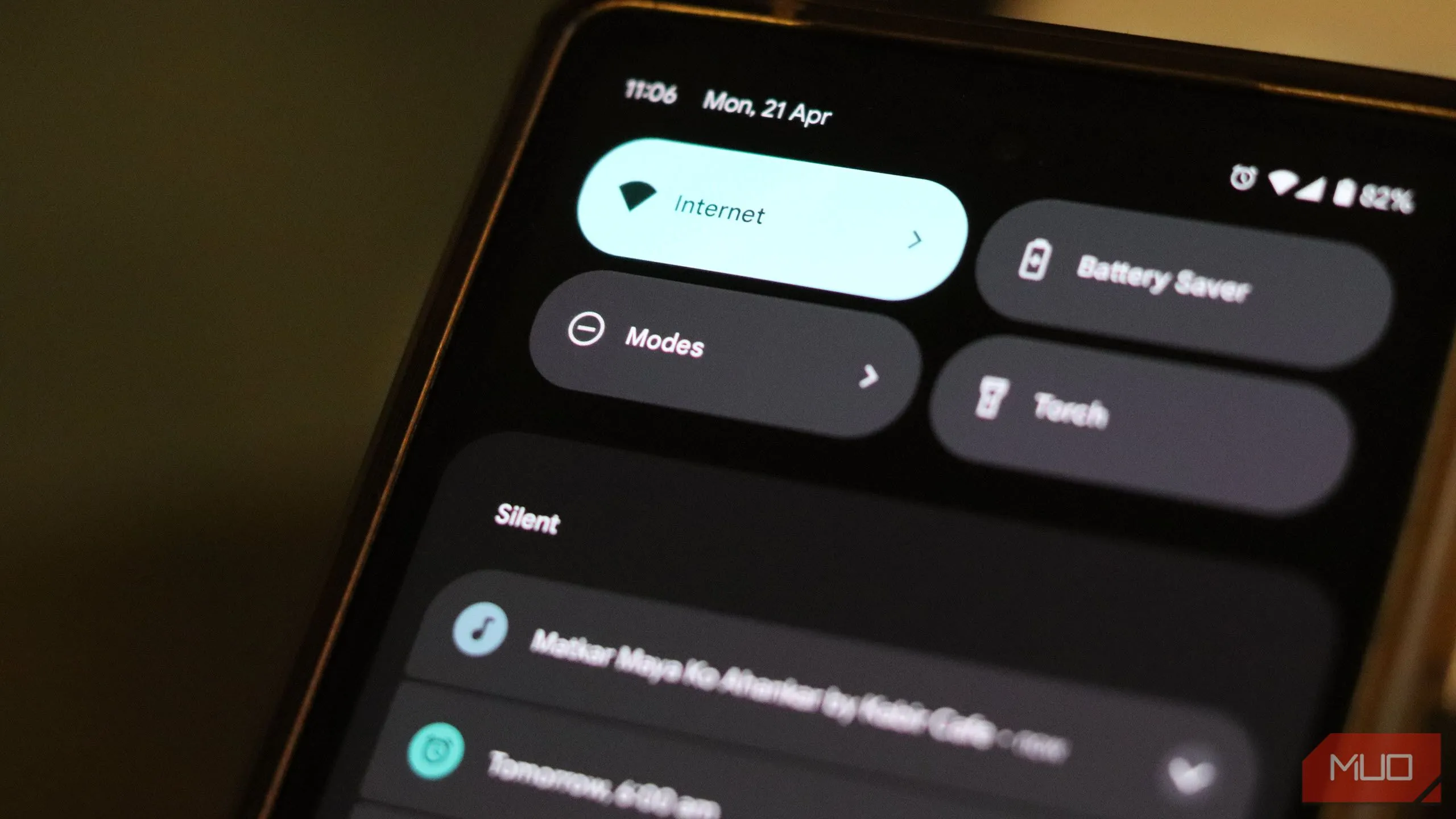 Menu truy cập nhanh các chế độ Modes tùy chỉnh trên Google Pixel