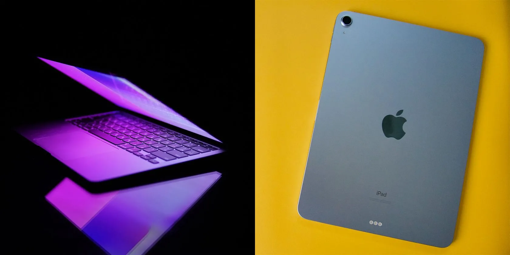 So sánh sản phẩm MacBook Air và iPad Air
