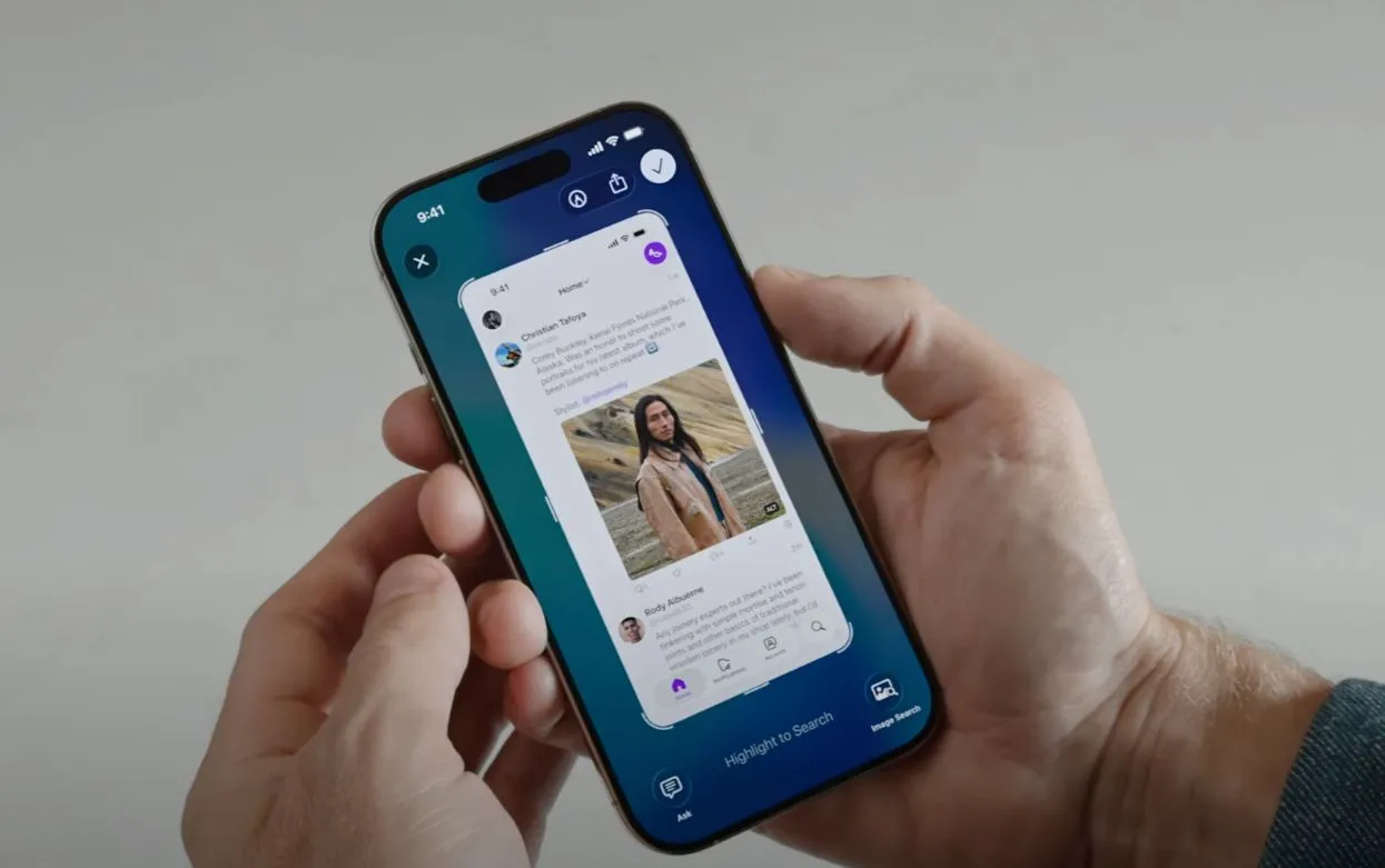 Sử dụng tính năng Trí tuệ Thị giác trên iOS 26 để tìm kiếm hình ảnh và thông tin