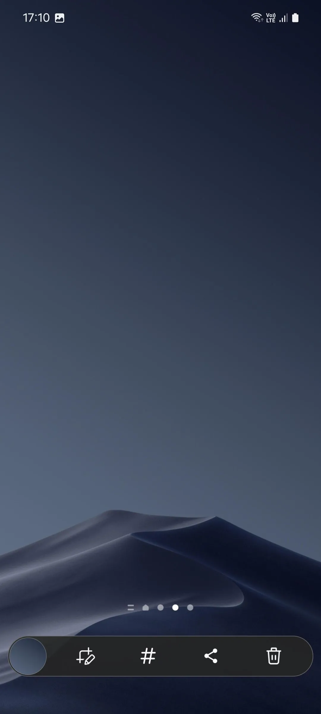 Thanh công cụ chụp màn hình trên điện thoại Samsung được thêm nút xóa nhờ Nice Shot
