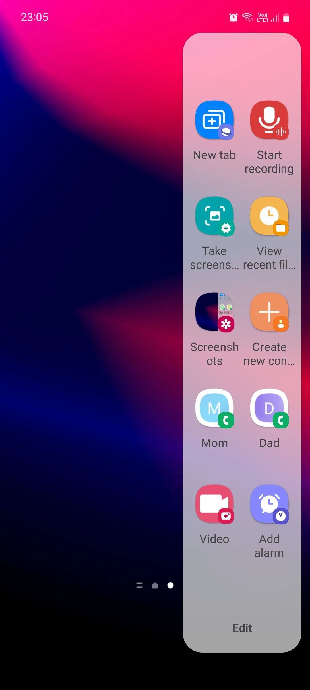 Thêm phím tắt vào bảng điều khiển cạnh Tasks trên Samsung