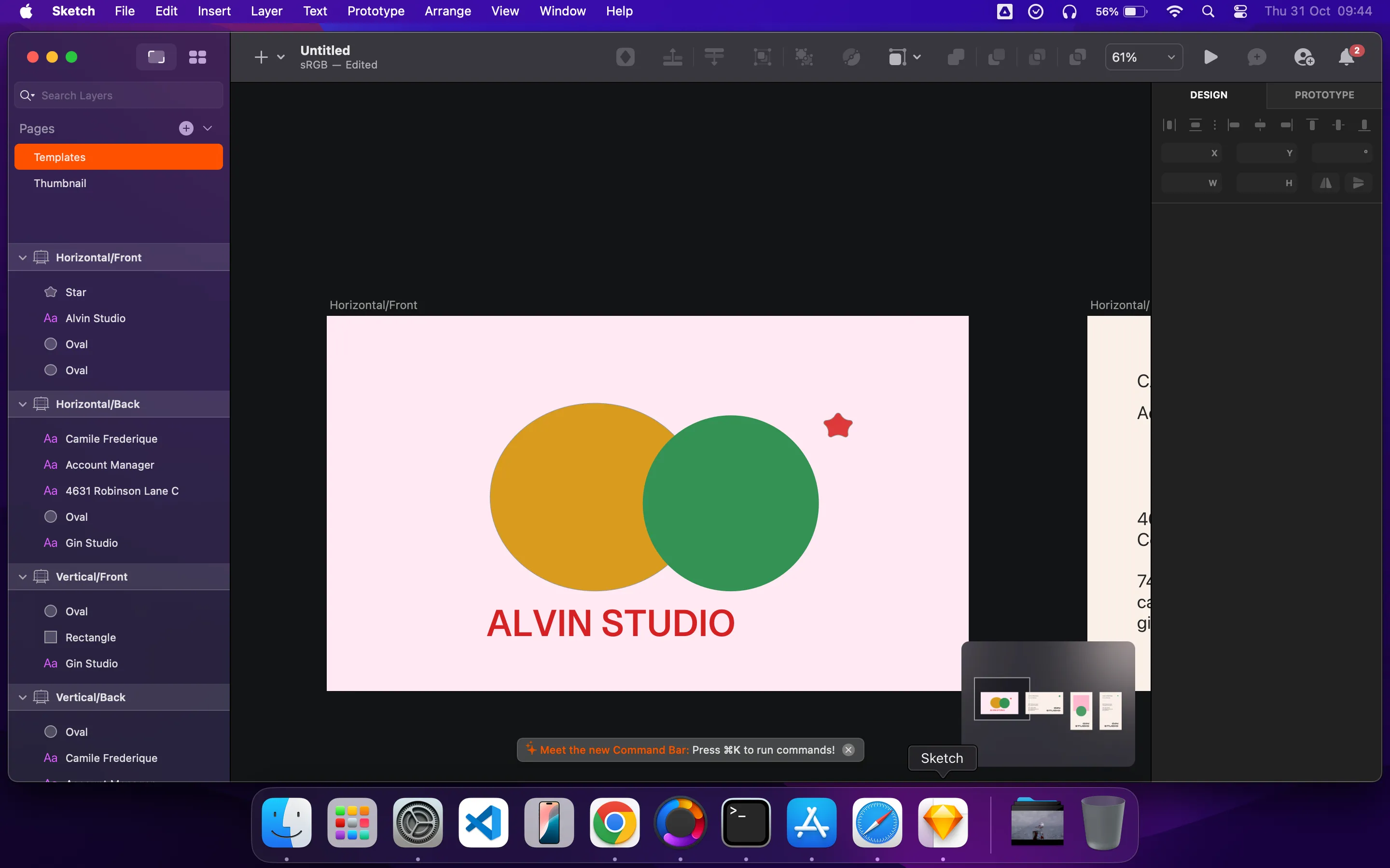 Thiết kế giao diện người dùng trên ứng dụng Sketch dành cho Mac