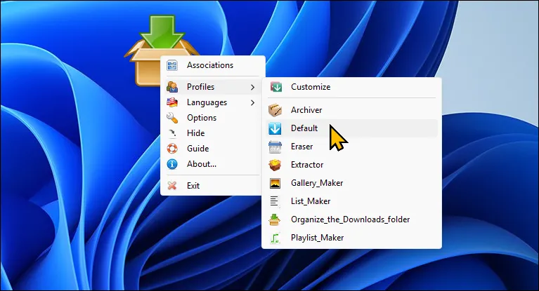 Thiết lập các quy tắc tự động hóa việc sắp xếp file với DropIt trên Windows 11