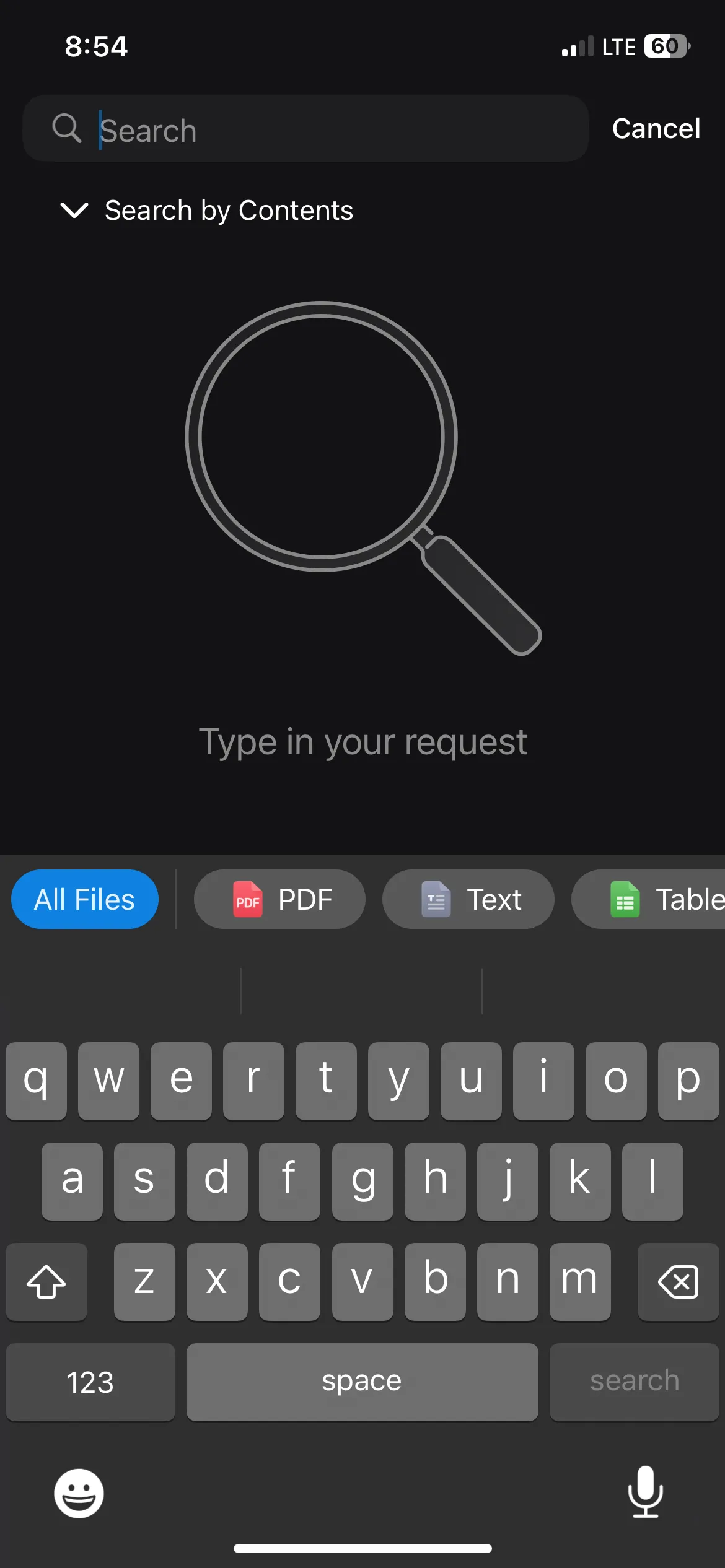 Tìm kiếm theo nội dung trong Documents trên iPhone