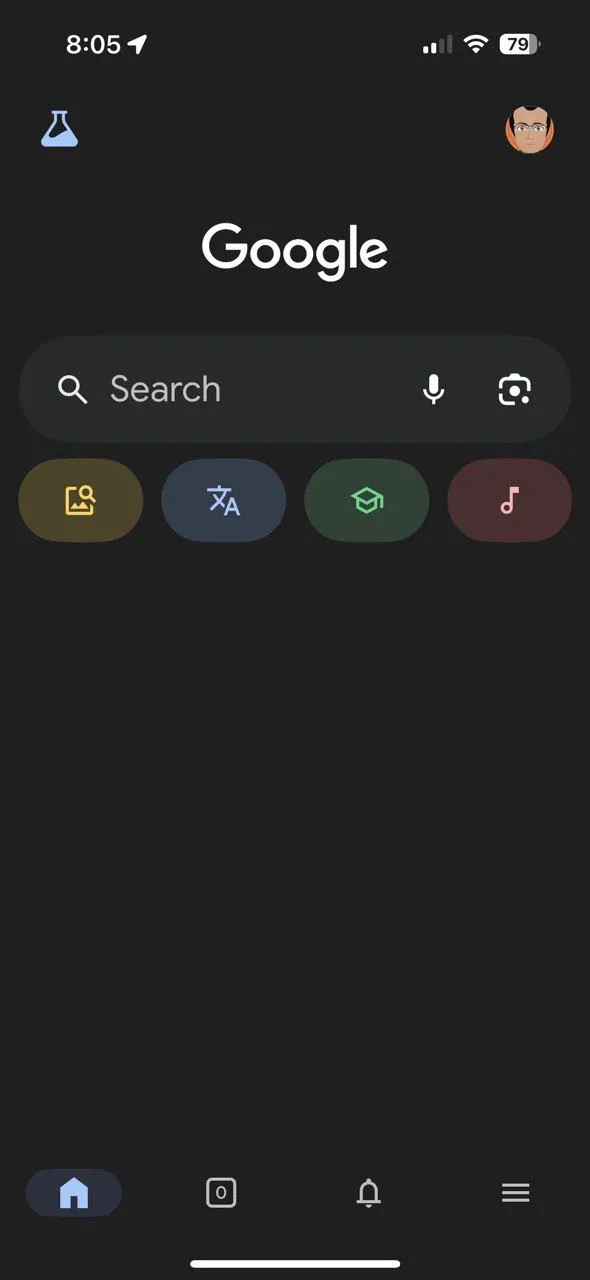 Tính năng nhận diện nhạc trong ứng dụng Google trên iOS