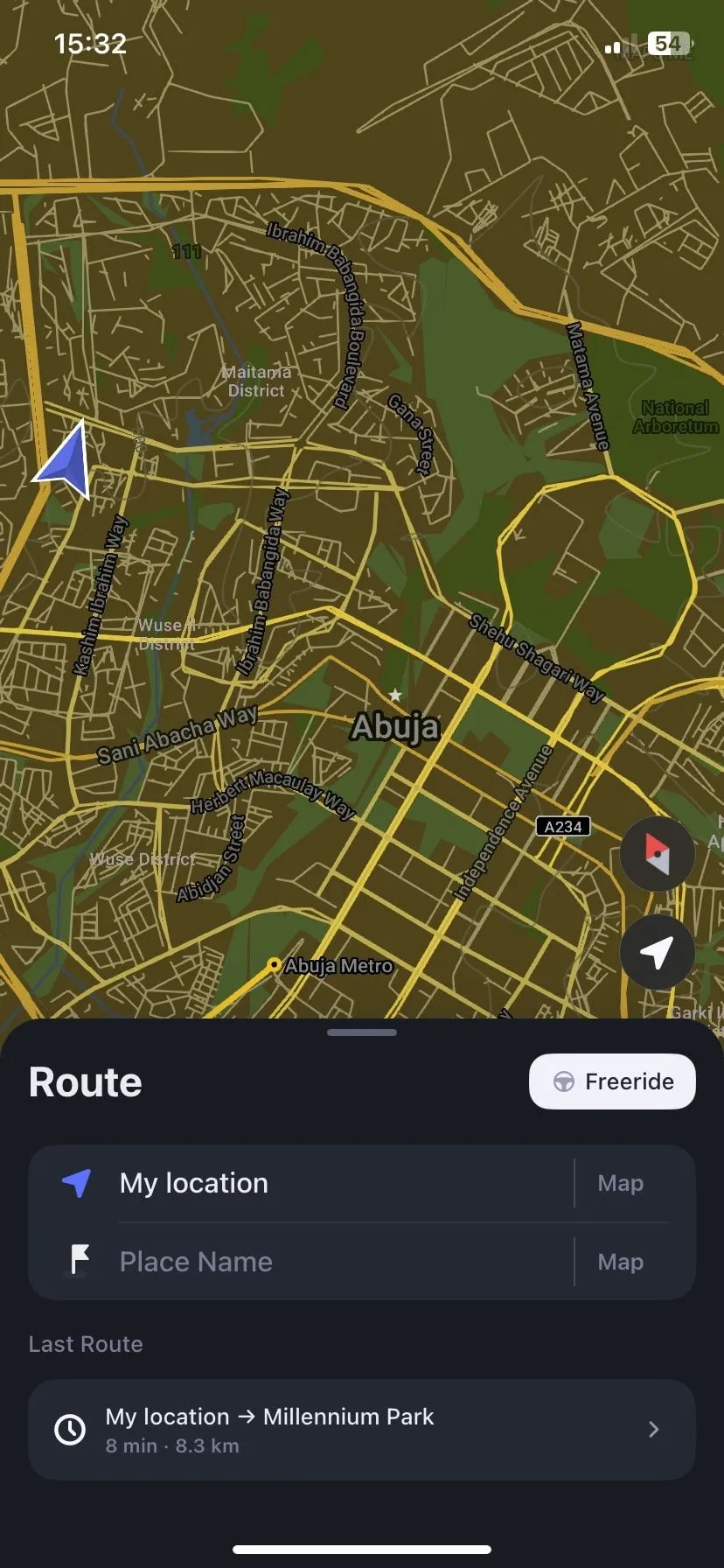 Trang chủ của MAPS.ME