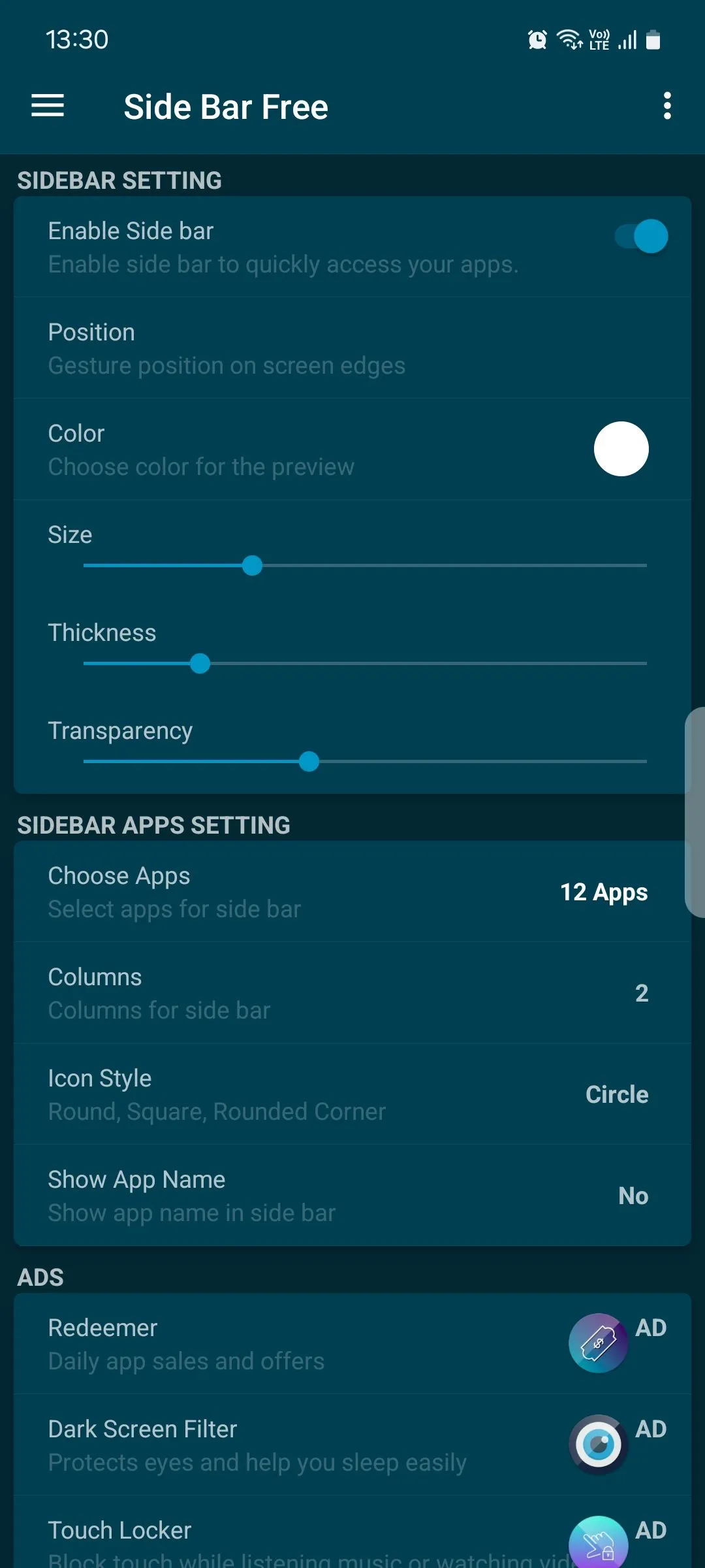 Tùy chỉnh giao diện ứng dụng Side Bar trên Android