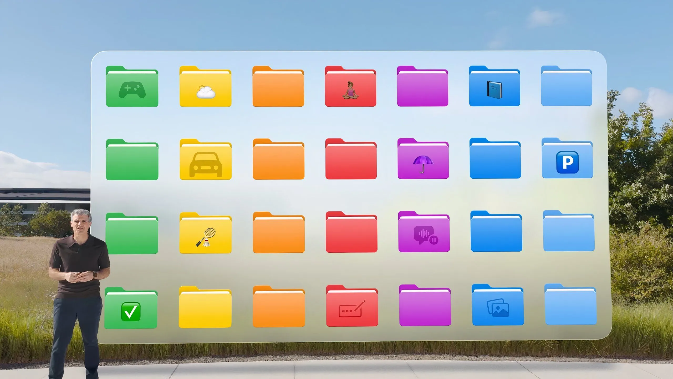 Tùy chọn hiển thị thư mục với các màu sắc khác nhau trong Dock của iPadOS 26