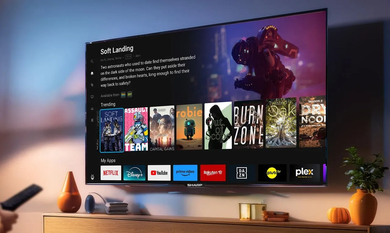 TV Sharp Smart chạy hệ điều hành TiVo, minh họa độ bền