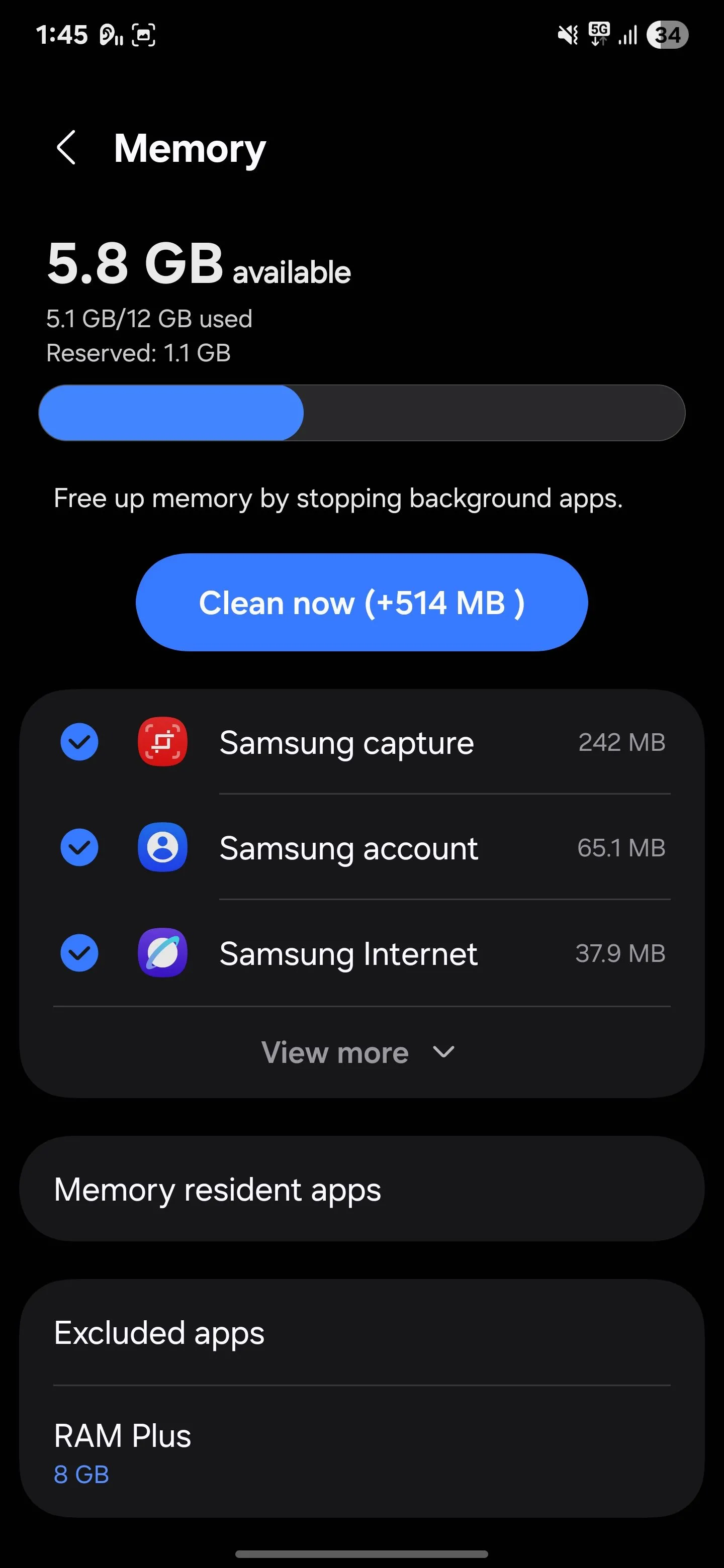 Vô hiệu hóa hoặc điều chỉnh RAM Plus trên Samsung để tối ưu pin